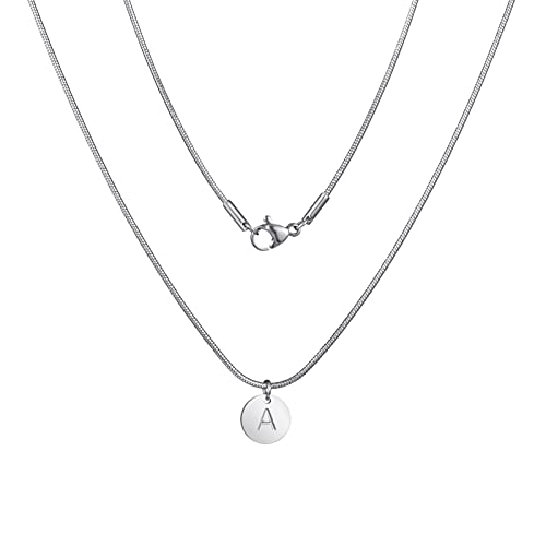 12 Pack Necklace Chains 20 Inches Stainless Steel Snake Chain Necklace with Lobster Clasps for DIY Jewelry Making, 1.2 mm - size: 20 Inches