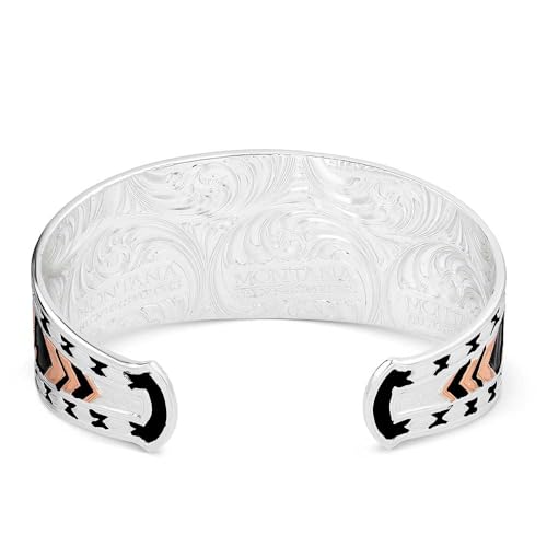 Montana Silversmiths Made in the USA Western Lifestyle Women's Cuff Bracelet - style: Desert Serenade Cactus