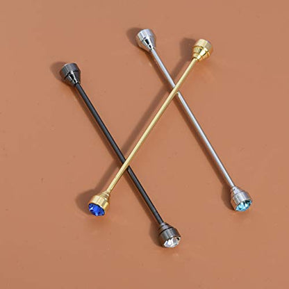 Sparkling Czech Crystal Stone Collar Bar Tie Necktie Pins Shirt Collar Stud Bar for Men with Gift Box - color: 3PCS Multicolor