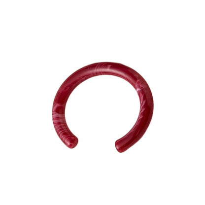 Irregular Geometric Acrylic Bangle Bracelets for Women Colorful Open-ended Wristband Acetate Mottled Cuff Bracelets Wide Chunky Resin Holiday Jewelry - color: Color A