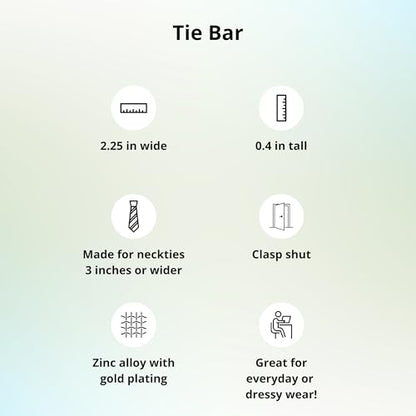 tiemart Tie Bar - style: Mustache