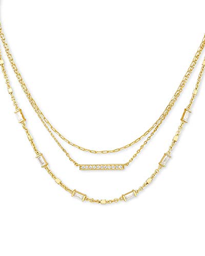Kendra Scott Addison Multi Strand - color: GOLD - GOLD METAL
