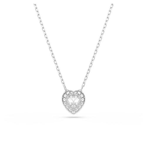 Swarovski Ariana Grande Collection, Clear Crystal & Pearls, Rhodium Finish, Necklaces, Earrings and Bracelets - color: Necklace & Earrings Set