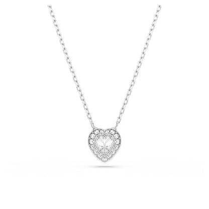 Swarovski Ariana Grande Collection, Clear Crystal & Pearls, Rhodium Finish, Necklaces, Earrings and Bracelets - color: Necklace & Earrings Set