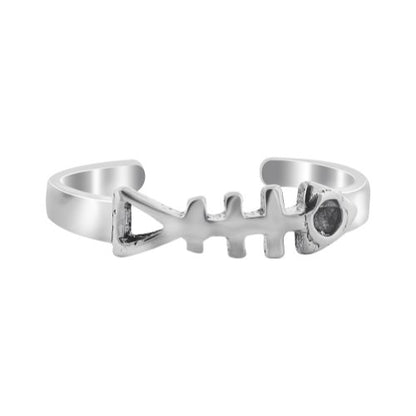 Gem Avenue 925 Sterling Silver Toe Rings Collections – Beach, Celtic, Heart, Dolphin, Flower & More Designs for Women – Elegant Adjustable Summer Jewelry - style: Style 18