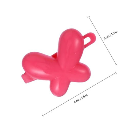 Cabilock 100pcs Mixed Color Mini Hair Clips Set Cute Love Flower Butterfly Bow Plastic Side Hairpins for Everyday Hair Accessories Random Color