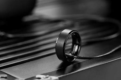 LerchPhi Engraved Custom Tungsten Rings For Men Wedding Band Personalized Titanium Promise Ring for Him Black/Red/Green/Purple/Blue Beveled Edge Szie 6 to 16 - color: Custom - 8MM Stainless Steel