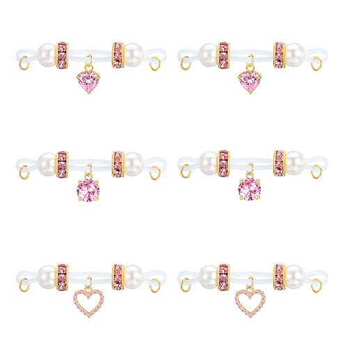 D.Bella Fake Nipple Rings Non Piercing Nipple Jewelry Bells Dangle Heart Butterfly Adjustable Nooses Faux Nipple Piercing Cute Body Jewelry - style: Style B