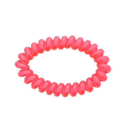 Shiny Coil Pony Holders Phone Cord Hair Ties - Set of 18 (Pearlized Mix) - color: Pearlized Mix