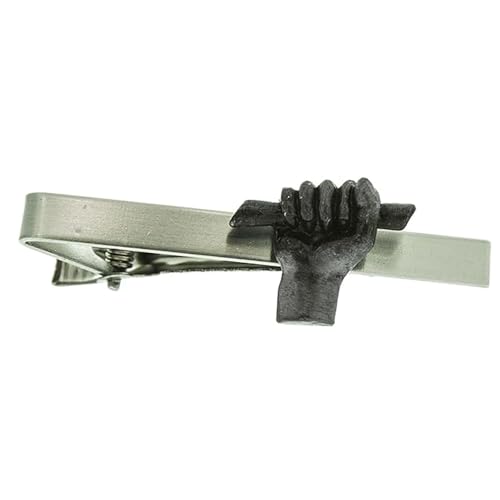 J3TB Hold To The Rod Silver Tone Tie Bar Alloy Mormon One Moment In Time LDS CTR