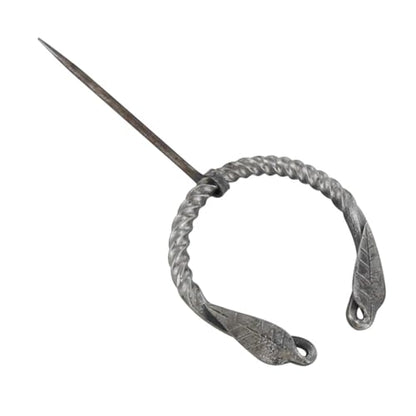 Armory Replicas™ Hand-Forged Viking & Celtic Cloak Pin Brooch – Medieval Fibula for Costumes, Reenactments, Cosplay & Historical Dress Accessories - style: Design 3