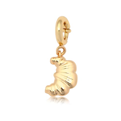 Little Words Project Charm, Customizable Jewelry for Bracelets, Necklaces, Keychains & More - color: Croissant Charm