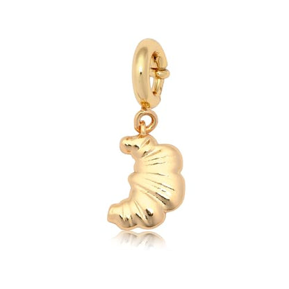 Little Words Project Charm, Customizable Jewelry for Bracelets, Necklaces, Keychains & More - color: Croissant Charm