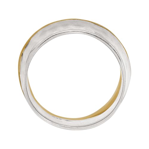 Silpada 'Rain or Shine' Textured Ring in Sterling Silver and Brass