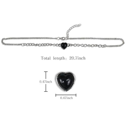 Irregular Heart Necklace for Women Y2k Pink Zircon Pearl Diamond Women's Fashion Pendant Hot Fashion Pink Jewelry for Women - color: Style8