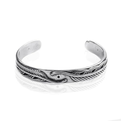 925 Sterling Silver Bracelet Plated Cuff Bangle Bracelet Fashionable Multi-layer Cross Wire Bangle Bracelet Open Adjustable Wide Cuff Bracelet for Teen Girls Fashion Jewelry - color: W-silver21