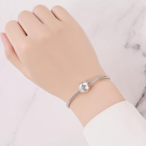 925 Sterling Silver Charms for Bracelets and Necklace Religious Cross Pendants Praying Hands, Bible, Virgin Mary, Jesus, Church Bead Jewelry - color: "with GOD" Charms