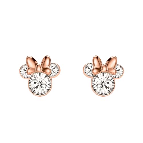 Minnie Mouse Birthstone Stud Earrings Women | Birthstone Earrings for Women - color: April-Rose