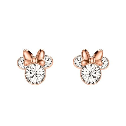 Minnie Mouse Birthstone Stud Earrings Women | Birthstone Earrings for Women - color: April-Rose