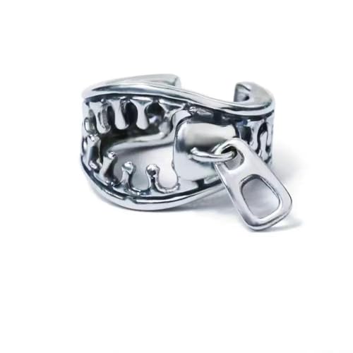 Vintage Zipper Ear Cuff, Stainless Steel Non-Pierced Adjustable Wrap Around Earrings