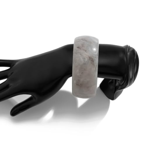 Colorful Acrylic Resin Open Cuff Bracelets Simple Transparent Chunky Thick Bangle Statement Irregular Geometric Resin Wide Wristband Chunky Acetate Wrap Cuff Bracelets - color: B-05