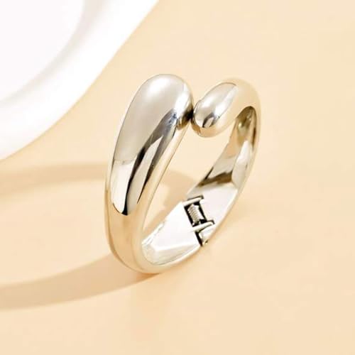 Chunky Gold Cuff Bracelet Chunky Bangles for Women Non Tarnish Modern Gold Jewelry Gifts trendy fashion fall fashion jewelry womens fashion - color: A-Bohemian style bracelet