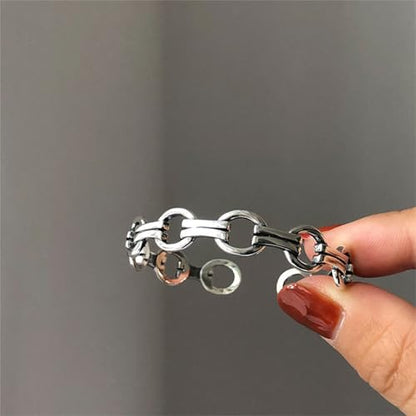 925 Sterling Silver Bangles For Women Handmade Silver Bangles Open Adjustable Bangle Bracelets For Women Silver Open Cuff Bracelets Stackable Wrap Bangles Festival Jewelry Gifts - color: Style 13