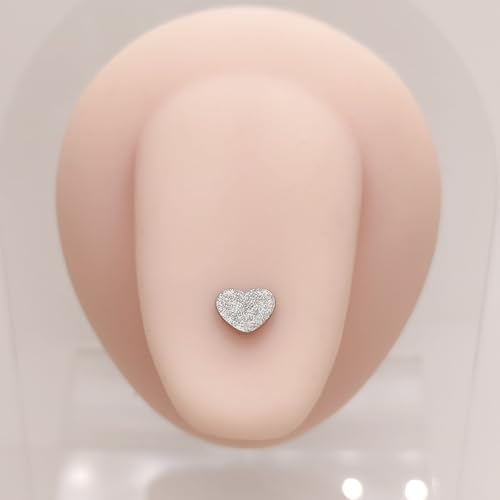 14G Stainless Steel Tongue Rings Straight Barbells Heart Shape Rose Shape Tongue Piercing Jewelry - color: Pack 1
