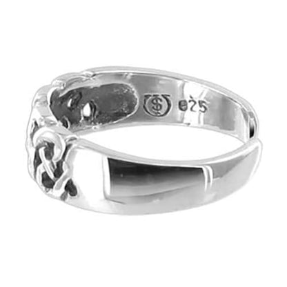 Gem Avenue 925 Sterling Silver Toe Rings Collections – Beach, Celtic, Heart, Dolphin, Flower & More Designs for Women – Elegant Adjustable Summer Jewelry - style: Style 9