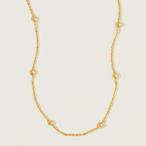 MEVECCO Anklet for Women Gold Chain 14K Gold Plated Dainty Boho Beach Summer Simple Foot Jewelry Ankle Bracelet - style: Gold Ball