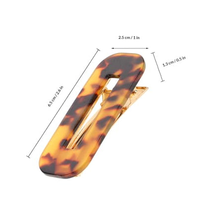 3pcs Acrylic Hair Clips Set Creative Fashion Bobby Pins Barrettes Hair Accessories Easy to Carry for Women and Stylish Styling Tool