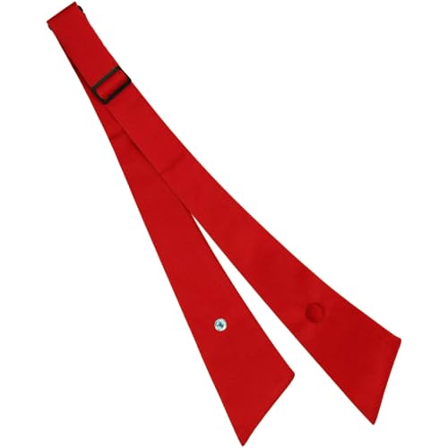 tiemart Crossover Tie - color: Red