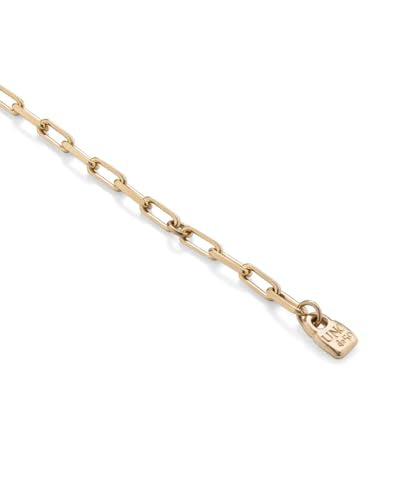 Uno de 50 Paperclip Link Chain Necklace, 34"