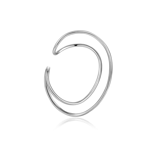 Ear Cuffs Non Piercing Dainty Cartilage Helix Ear Wrap Hypoallergenic Adjustable Clip On Earrings for Women - color: Silver Helix