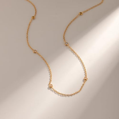 Unisex Celestial Gold Pendant Necklaces, Sun/Moon/Star/Angle Celestial Elements Unisex Choker Gold Lover Chains for Men and Women Jewelry - color: Layer - Gold Chain #1