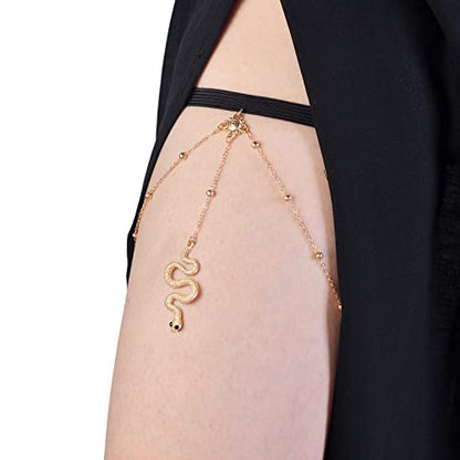 4-8Pcs Sexy Body Chain Belly Waist Chain Necklace Summer Beach Bikini Bra Body Jewelry for Women Gold Tone - style: D:4Pcs, Gold Tone