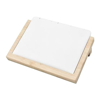 Bamboo Jewelry Display Stand Multiple Earrings Necklace Display Stand Holder Tabletop Display Boards Chains Organizer Holder Jewelry Storage Tray for Show - size: Small-1pc