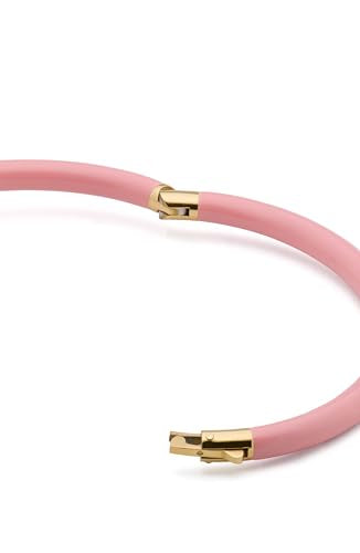 kate spade new york Double Knot Pave Hinged Bangle - color: Pink/Gold