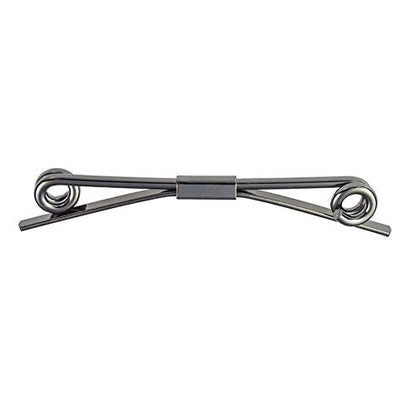 Tight Necktie Tie Clips Collar Bar Shirt Collar Stay Tie Pins Cravat Clips Silver Gold Black Tone Metal Collar Pin Jewelry Accessories for Men - color: Black