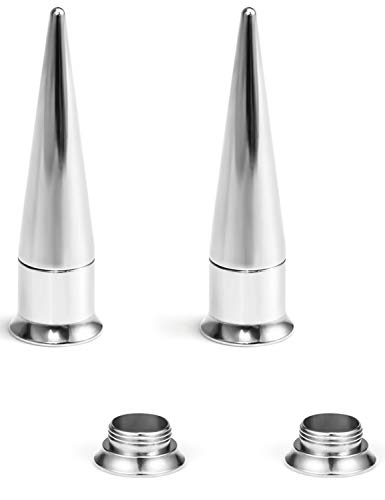 Jenxnjsjo 14g to 7/8in Ear Gauges Plugs Tunnels Taper Earrings Stretching Expander Kit Set for Women Men - color: 021: Tapers, size: 0g (8mm)
