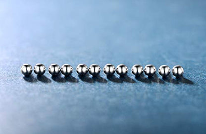 6 Pairs Surgical Stainless Steel Round Ball Stud Earrings Set for Women Men 3-7mm - style: 6 Pairs 4mm Ball Stud Earrings