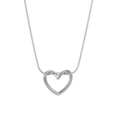 Heart Pendant Necklace – Dainty & Minimalist Style for Daily Wear - style: Everyday/Casual