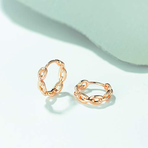 Cubic Zirconia Huggie Earrings 14k Gold Plated Tiny Earrings Small Huggie Hoop Earrings Simple Lightweight Hoops Gift for Women - color: Open hoop