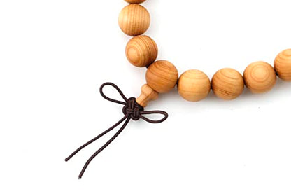 Eigso 6-8mm Wood Beads Bracelet Prayer Beads for Meditation Buddha Tibetan Bracelet for Men and Women - color: B3:10MM Cypress Wood