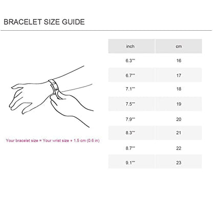 PH PandaHall 7.8 Inch Charm Bracelet Bead Charms Stainless Steel | European Snake Chain Bracelets with Round Barrel Snap Clasp For Women Bracelet DIY Jewelry Making