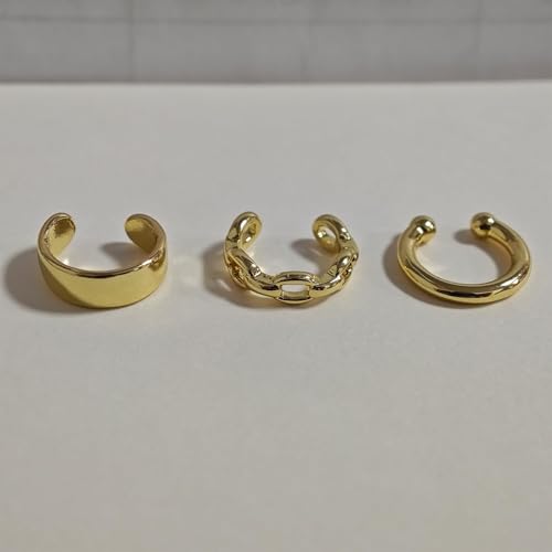 Ear Cuff Earrings for Women Chunky Ear Cuffs Non Piercing | Clip on cartilage earrings helix fake earrings jewelry trendy stuff christmas gift stocking stuffers - color: N
