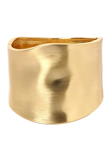 Chunky Gold Cuff Bracelet Chunky Bangles for Women Non Tarnish Modern Gold Jewelry Gifts trendy fashion fall fashion jewelry womens fashion - color: D-Bohemian style bracelet
