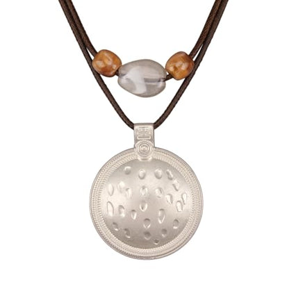 Chunky Pendant Necklace for Women Vintage Boho Necklaces Choker Layered Statement Necklaces Bohemian Jewlery Gifts - style: Bohemian Necklace