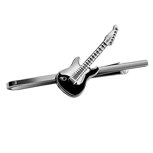 HAWSON 2 inch Tie Clip for Men-Novelty Sport Necktie Bar Clip,Tie Pin,Special Interesting Gift for Men - style: Guitar