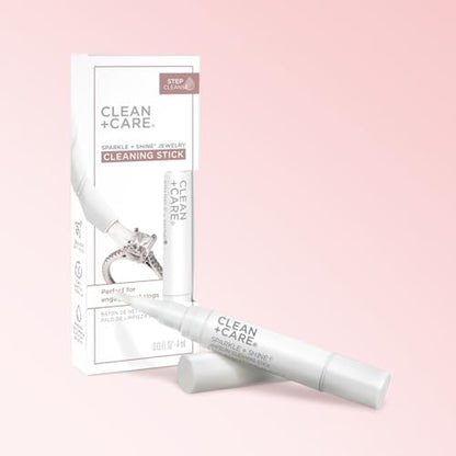 Travel Jewelry Cleaning Essentials, Wipes, Pen & Solution - color: Sparkle + Shine Jewelry Cleaning Stick